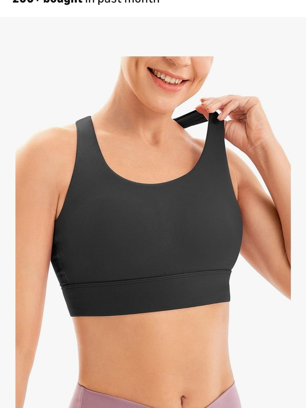 Seamless Black Sports Bralette - Women Intimates & Sleepwear